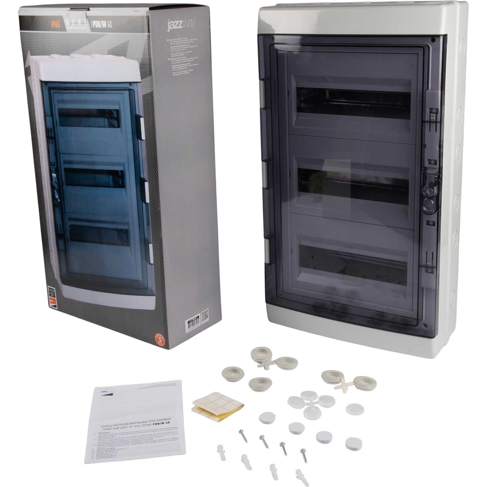 Изображение товара Навесной распределительный бокс Jazzway PDB/W 4036 36 модулей, IP65 Изображение товара Навесной распределительный бокс Jazzway PDB/W 4036 36 модулей, IP65