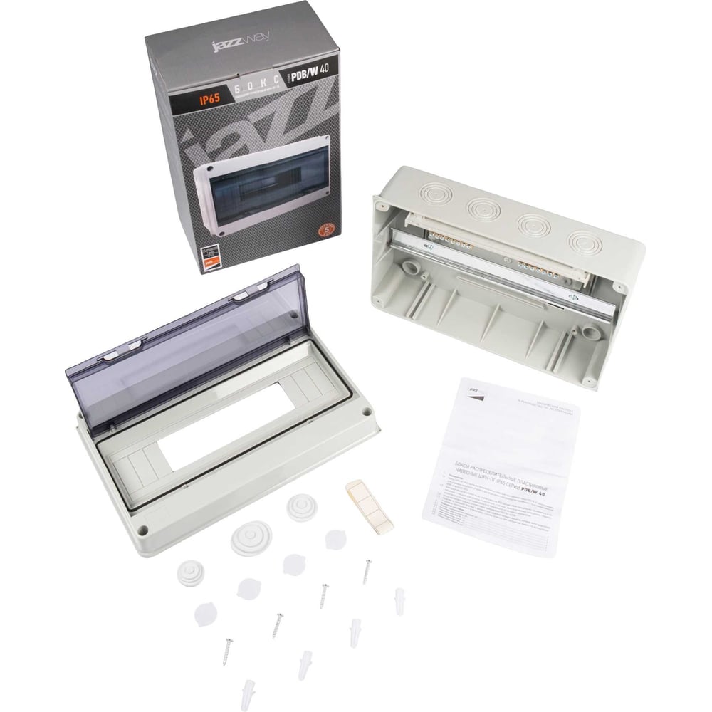 Изображение товара Распределительный бокс Jazzway PDB/W 4015 15 модулей, IP65, навесной