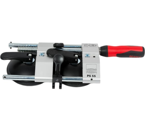 Изображение товара Зажим BESSEY вакуумный для пластин, 260 Н, ширина зажима 10-55 мм, для камня/керамики/стекла BE-PS55