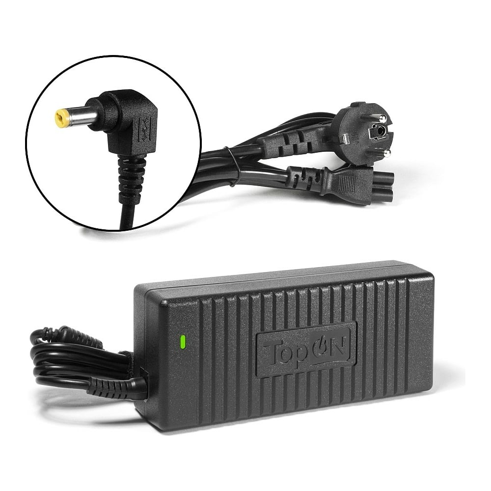 Изображение товара Блок питания TopOn для Acer 19V 6.32A 120W 5.5x1.7, надежное решение