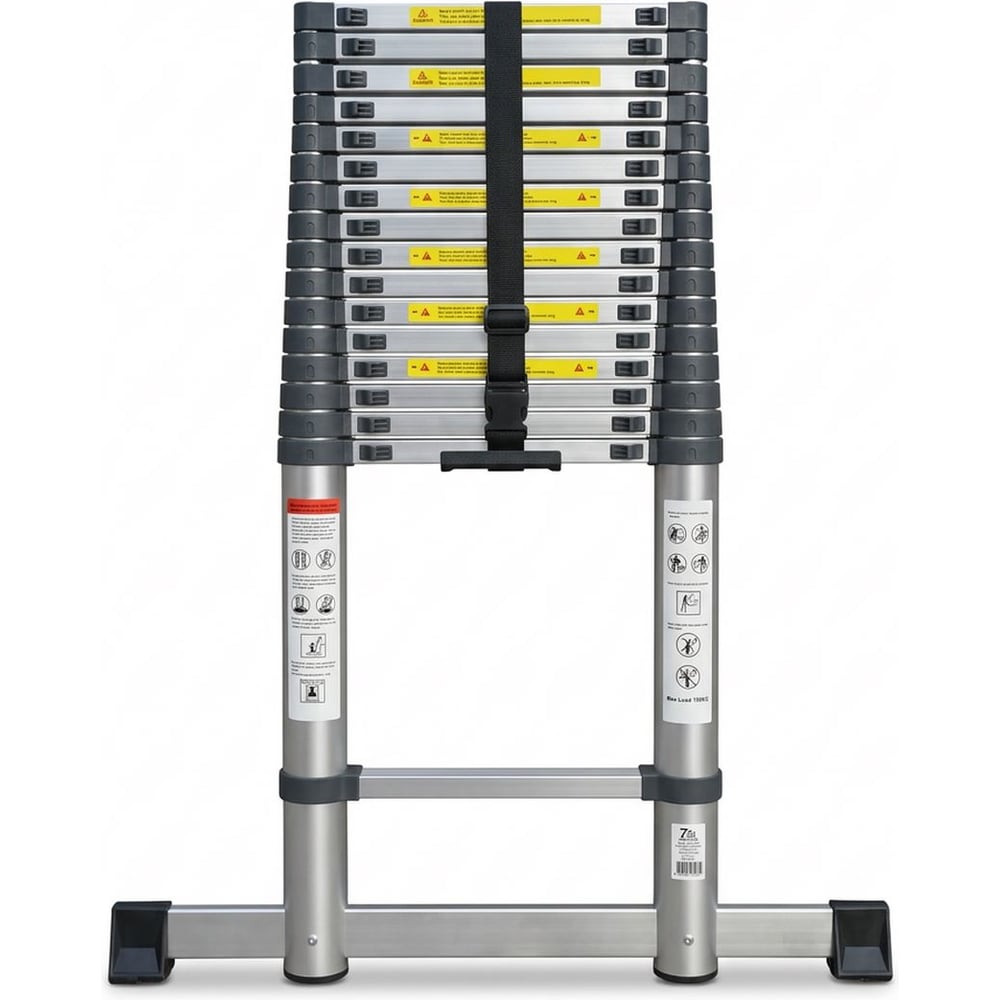 Изображение товара Лестница телескопическая стальная SevenBerg EMJ-020S (7.1м.) EMJ-7,1