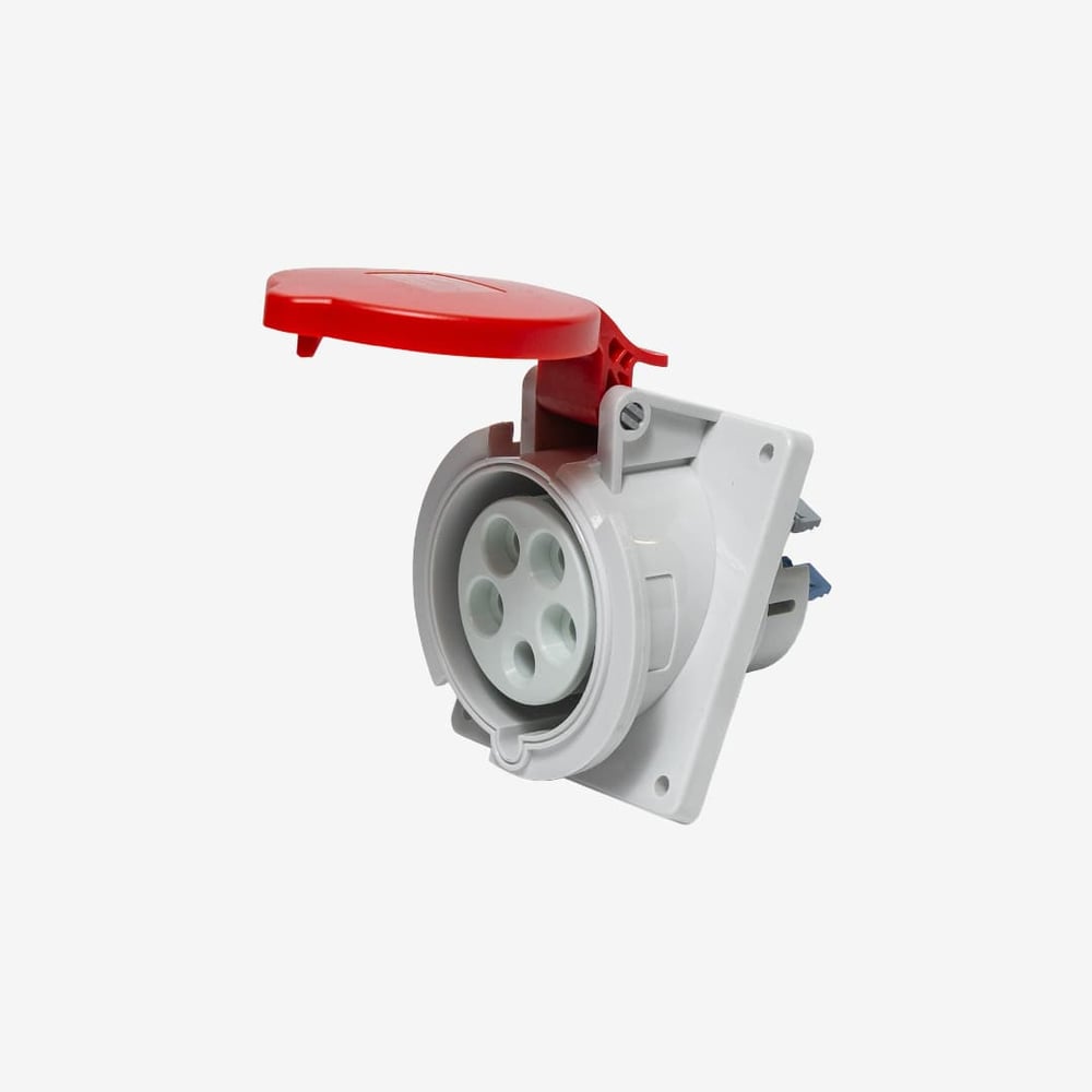 Изображение товара Розетка встраиваемая наклонная Voltz 32 A, 380-415 В, 3P+N+E, quick connect, IP44 SA256Q44 Изображение товара Розетка встраиваемая наклонная Voltz 32 A, 380-415 В, 3P+N+E, quick connect, IP44 SA256Q44