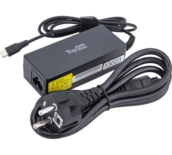 Изображение товара Блок питания TopOn для Dell 20V 3.25A Type-C 65W TOP-DE65T