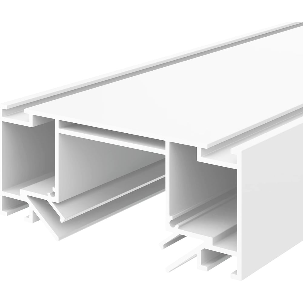 Изображение товара Профиль для натяжных потолков ST LUCE 48 2000 мм белый врезной SkyLine