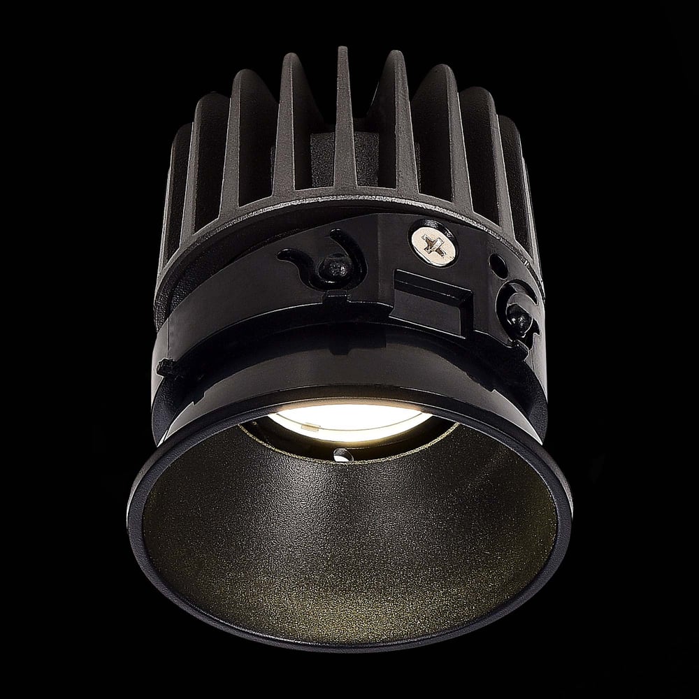 Светодиодный модуль ST luce Черный LED 1х7W 4000K 560Lm Ra90 36 IP20 D69xH75 220-240V ST851.448.07.1