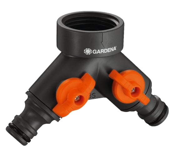 Изображение товара Распределитель двухканальный 1" Gardena 00940-20.000.00