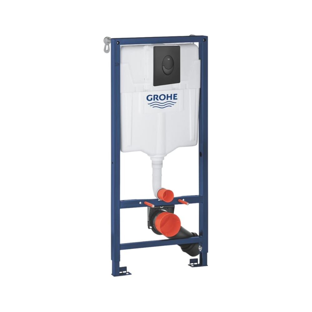 Система инсталляции для унитаза GROHE Rapid SL 3 в 1 с панелью смыва Skate Air, фантомный черный 1000044