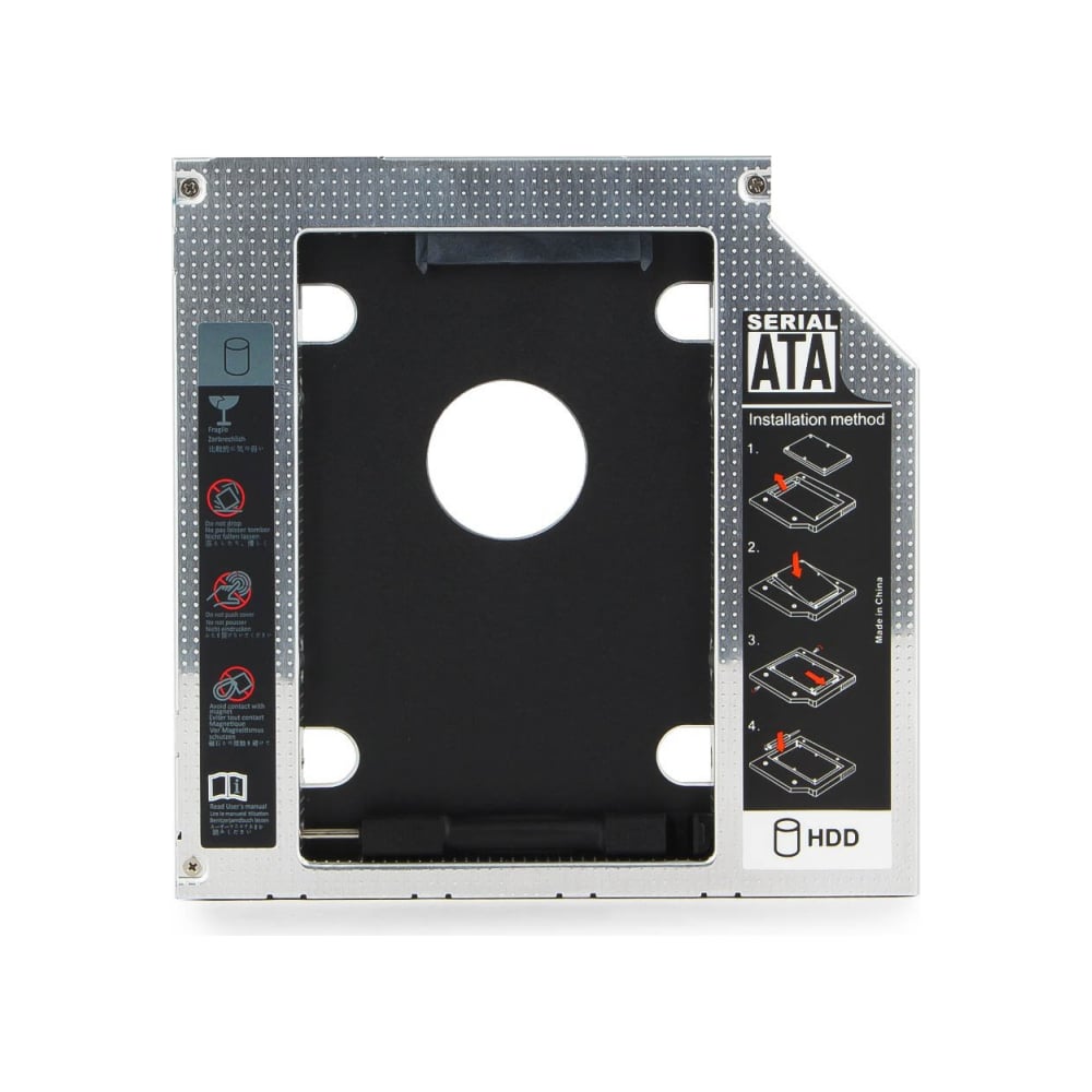 Изображение товара Низкопрофильный адаптер Gembird для 2.5-дюймовых SATA накопителей MF-95-01