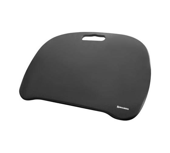 Изображение товара Подставка-столик для ноутбука и творчества BRAUBERG с мягкими подушками, 430х330 мм, черный 512669