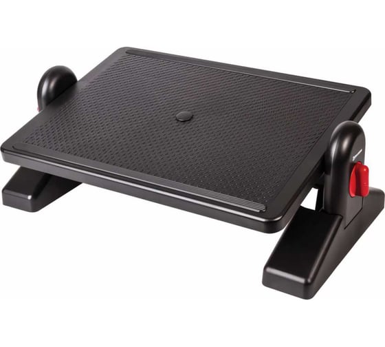 Изображение товара Офисная подставка для ног BRAUBERG 41,5х30 см, с фиксаторами, черная 530364