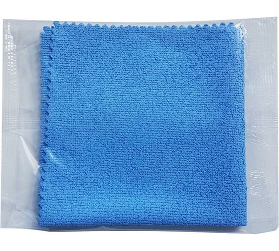 Изображение товара Хозяйственные салфетки Комус микрофибра с ППУ покрытием, 30х30 см, синяя 1247333