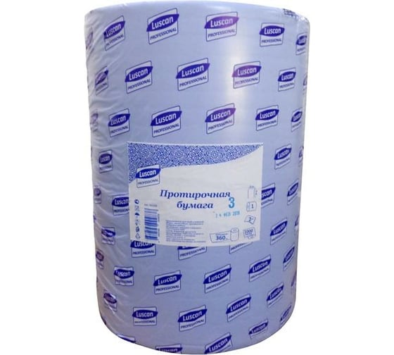 Изображение товара Протирочная бумага Luscan голубая 360 метров 785058
