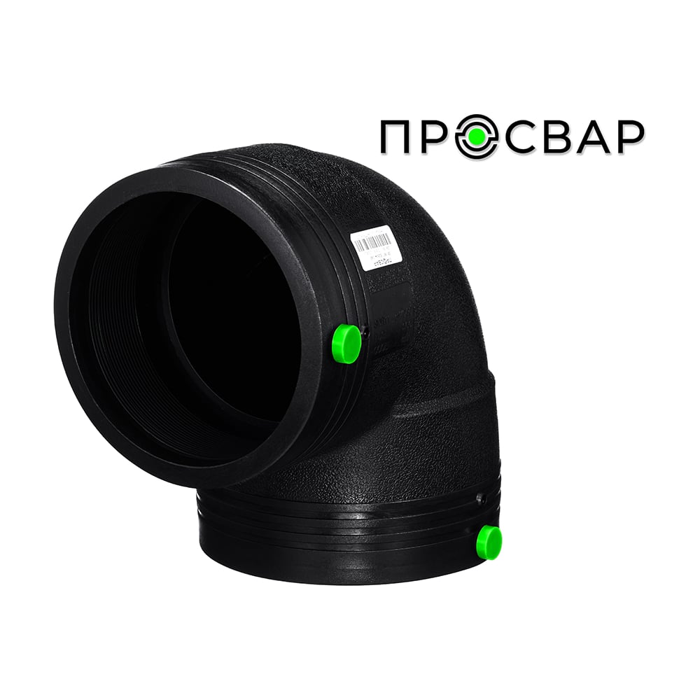Изображение товара Отвод электросварной ПРОСВАР 140 мм 90 ПЭ 100 SDR 11 10296 Изображение товара Отвод электросварной ПРОСВАР 140 мм 90 ПЭ 100 SDR 11 10296
