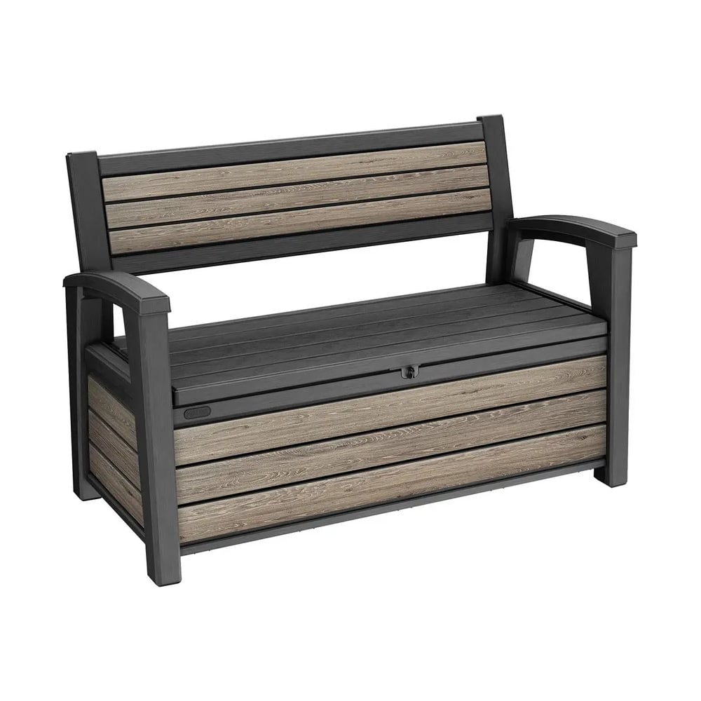 Изображение товара Скамья-сундук Keter Deco Garden Bench 227 L Ashwood 261850
