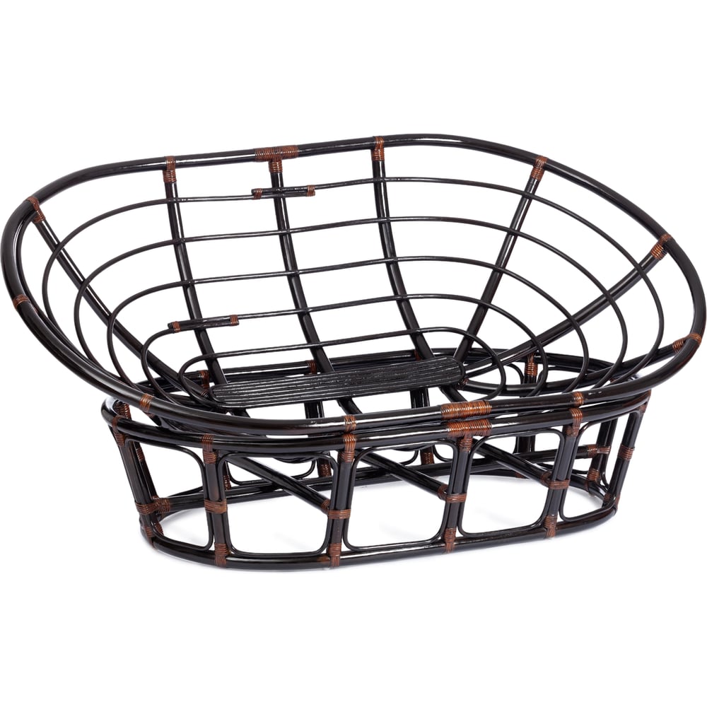 Изображение товара Диван Tetchair Мамасан/Mamasan (23/02 W) /без подушки/ 169х102х80см, античный черно-коричневый 5219