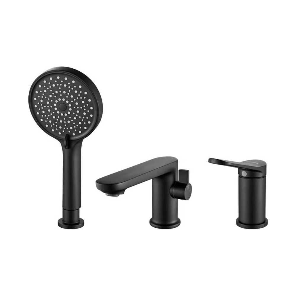 Встроенный смеситель на борт ванны 3 в 1 SHEVANIK S4312H