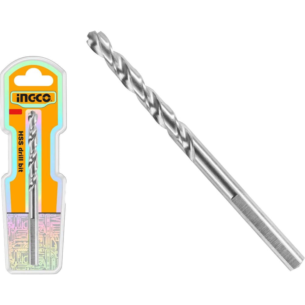 Изображение товара Сверло по металлу INGCO M2 HSS 4 мм INDUSTRIAL DBT11300401