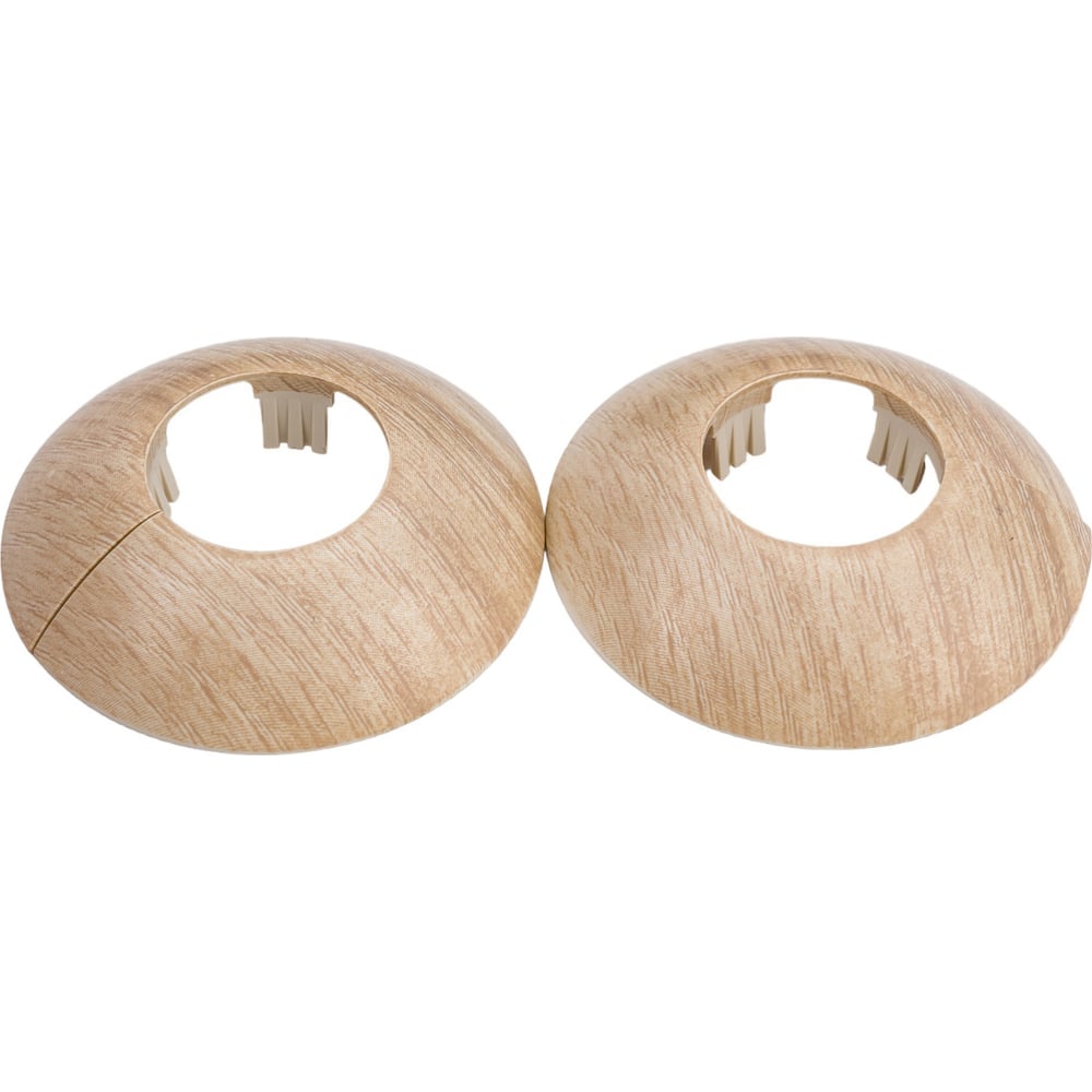 Изображение товара Напольные розетты GRACE, 2 шт, диаметр 26 мм, дуб беленый, текстурированные