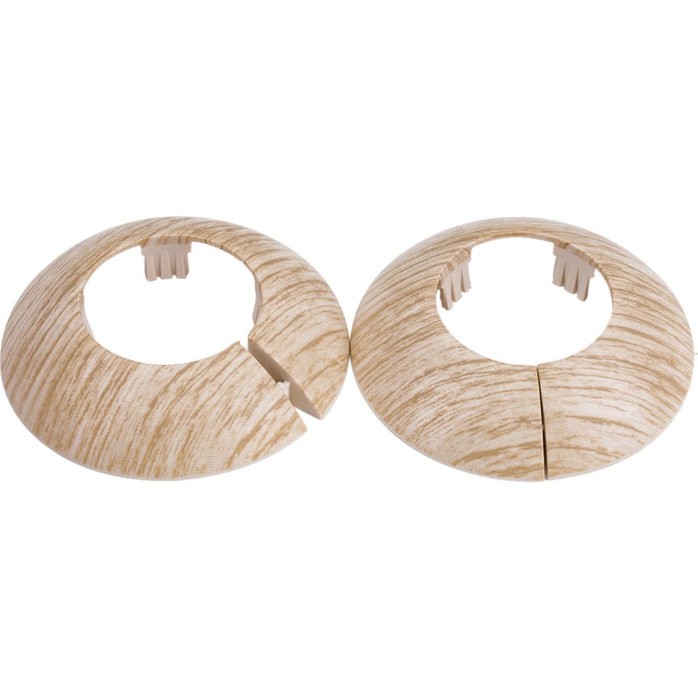 Изображение товара Розетты для труб Grace 32 мм двухштучный комплект дуб беленый