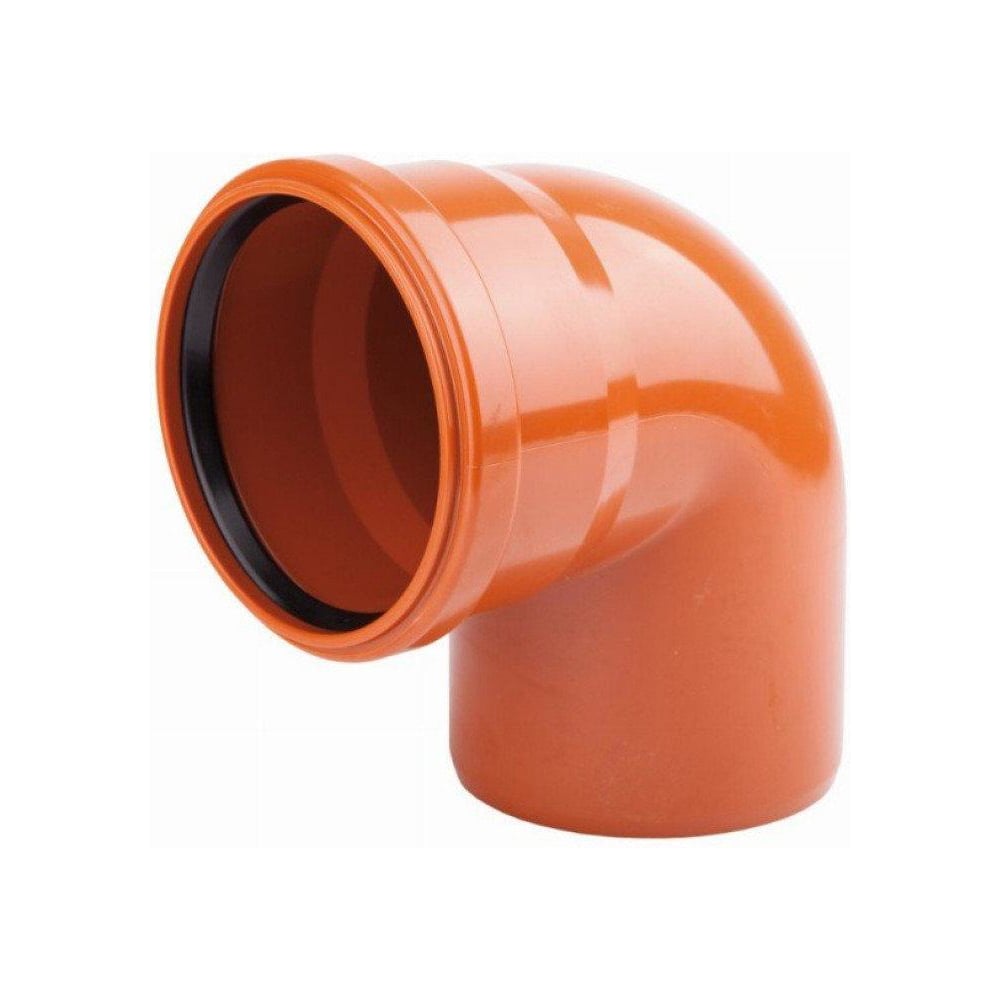 Изображение товара Отвод наружной канализации ХЕМКОР НПВХ 200х90°, 2481161