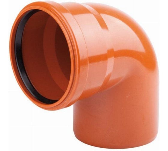Изображение товара Отвод наружной канализации ХЕМКОР НПВХ 200х90°  2481161 0 6301