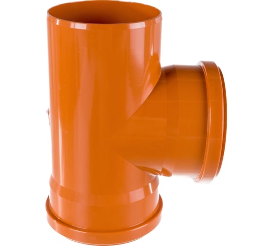 Изображение товара Тройник наружной канализации ХЕМКОР 160160 мм 87 градусов 2491093 0 6308
