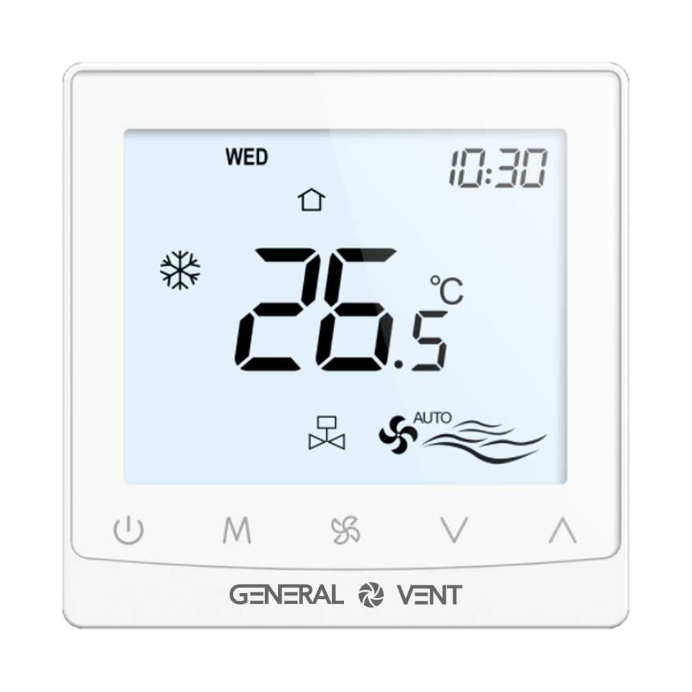 Изображение товара Термостат электронный General Vent GT115W-4DT(W) Изображение товара Термостат электронный General Vent GT115W-4DT(W)