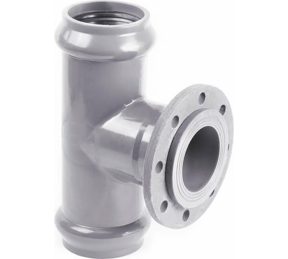 Изображение товара Тройник ХЕМКОР с металлическим фланцем 11080 мм 90 градусов 2181140 44849
