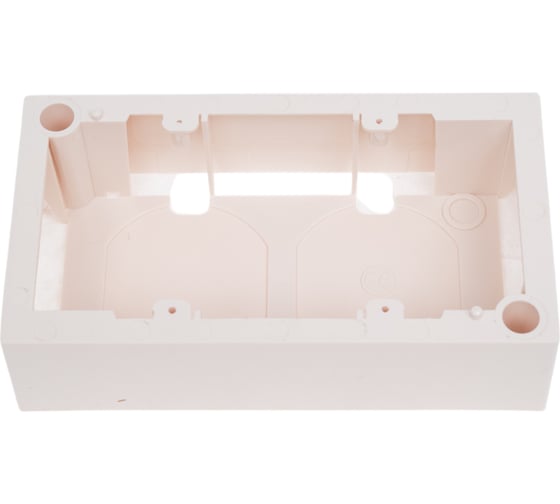 Изображение товара Настенная коробка под рамку французского стандарта LANMASTER 45х90 мм LAN-WB45x90-WH