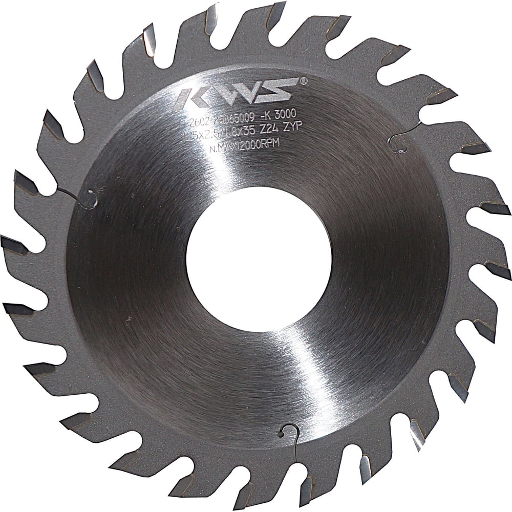 Изображение товара Диск пильный пазовый KWS 125*35*2.5*24T ZYP 3000 TCNGC0381
