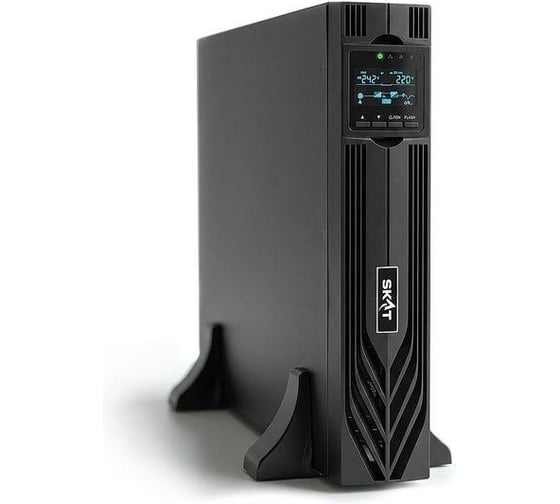 Изображение товара Источний бесперебойного питания SKAT UPS 3000-RACK-ON-E P3 - ИБП 3000 Вт, On-Line, синус, внешний АКБ 72В, 8хC13+1xC19 8775