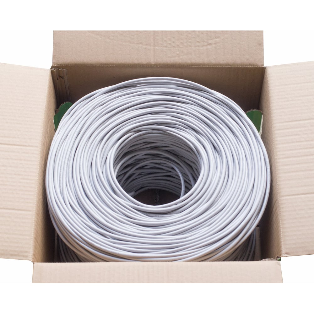 Изображение товара Витая пара TWIST 305м UTP 4PR cat 5e CCA PVC внутренний кабель