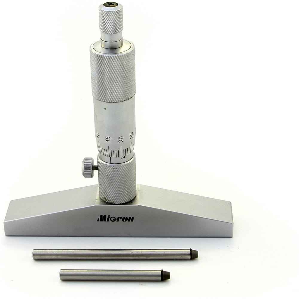 Глубиномер микрометр. Micron ГМ-200 0,01 ГРСИ 93730-24 с поверкой 1206505
