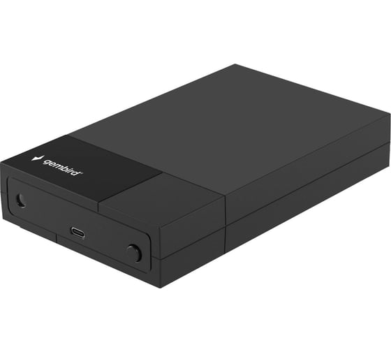 Изображение товара Внешний корпус Gembird USB 3.0 для 3.5 HDD/SSD, порт Type-C, SATA III, пластик, черный, EE3-U3S-2