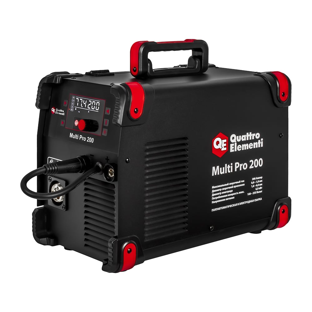 Изображение товара Многофункциональный сварочный полуавтомат QUATTRO ELEMENTI Multi Pro 200