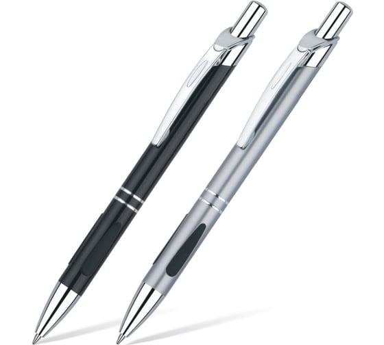 Изображение товара Шариковая ручка BRAUBERG Minister бизнес-класс, корпус ассорти, резиновые вставки, узел 1 мм 141437