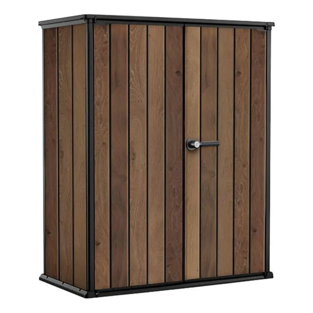Изображение товара Шкаф уличный Keter Vertical Shed 1400 L тёмно-коричневый 261091