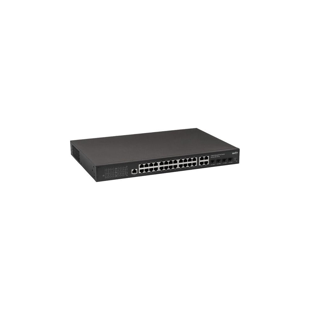 Изображение товара Коммутатор SKAT управляемый PoE+ 24 порта, 128 Гбит/с, SFP