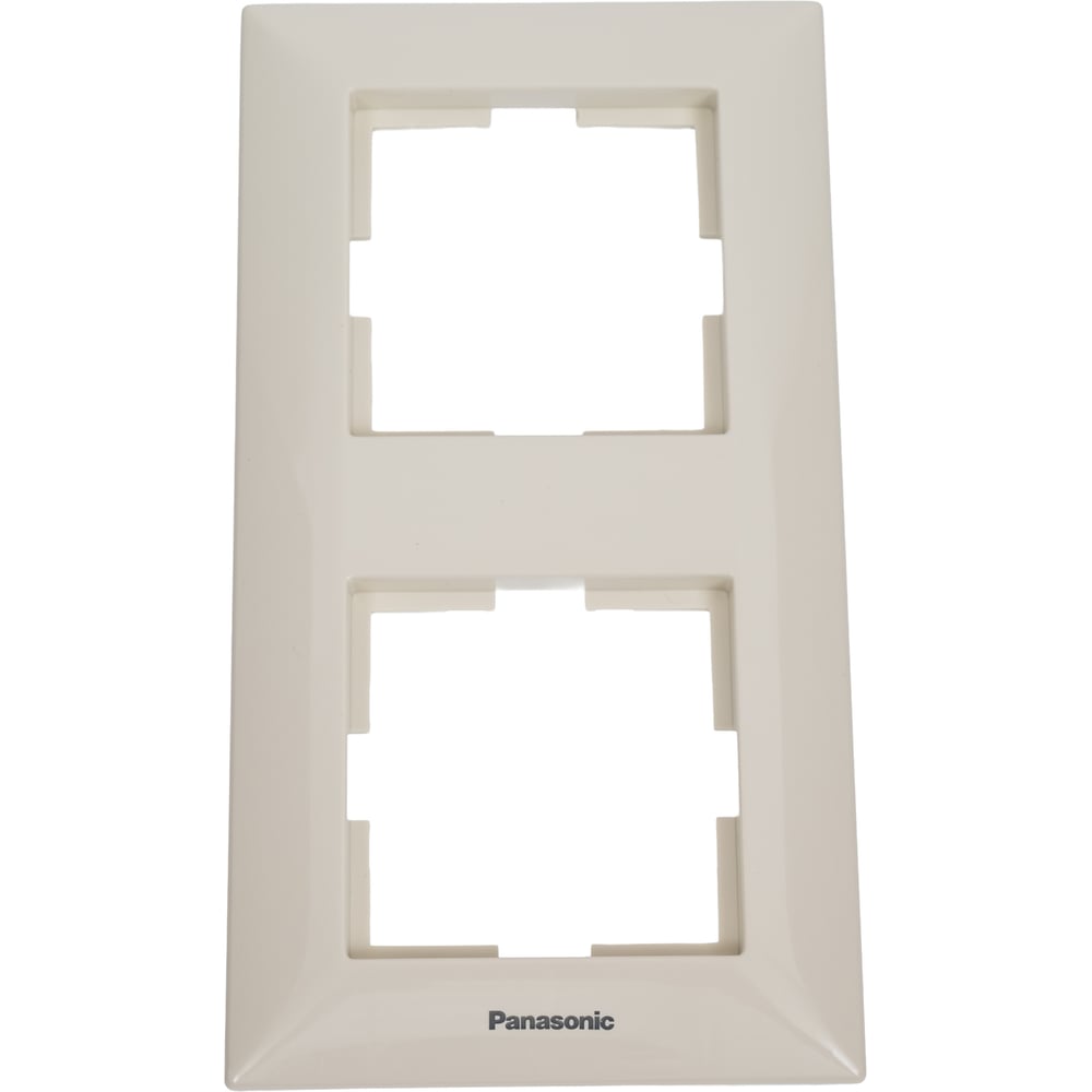 Вертикальная двухместная рамка Panasonic Arkedia WMTF0812-2BG