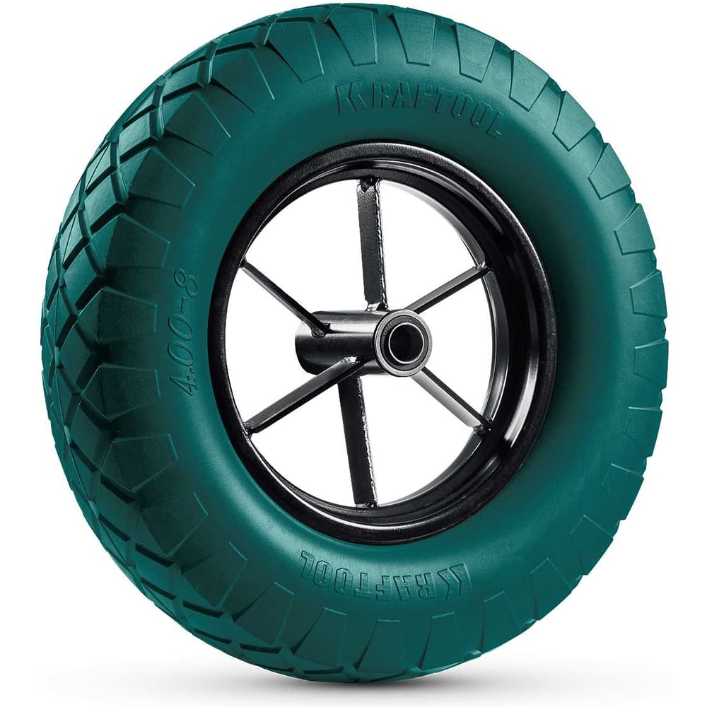 Изображение товара Полиуретановое колесо KRAFTOOL MAXDrive 4.80/4.00-8 без проколов Изображение товара Полиуретановое колесо KRAFTOOL MAXDrive 4.80/4.00-8 без проколов