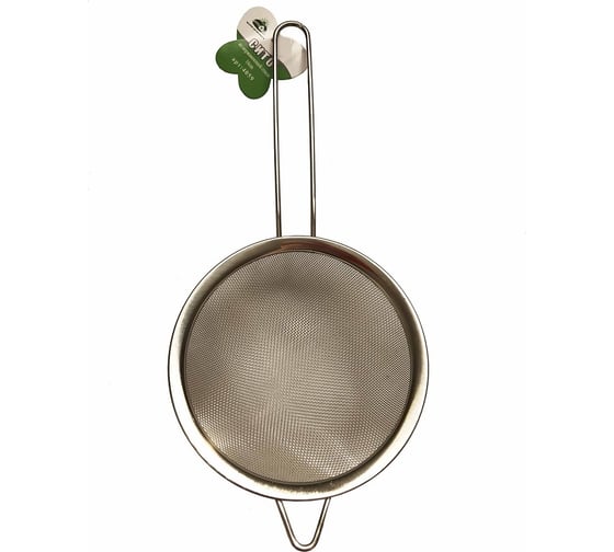 Изображение товара Сито Заря нержавейка металлическая ручка 16 см 4059