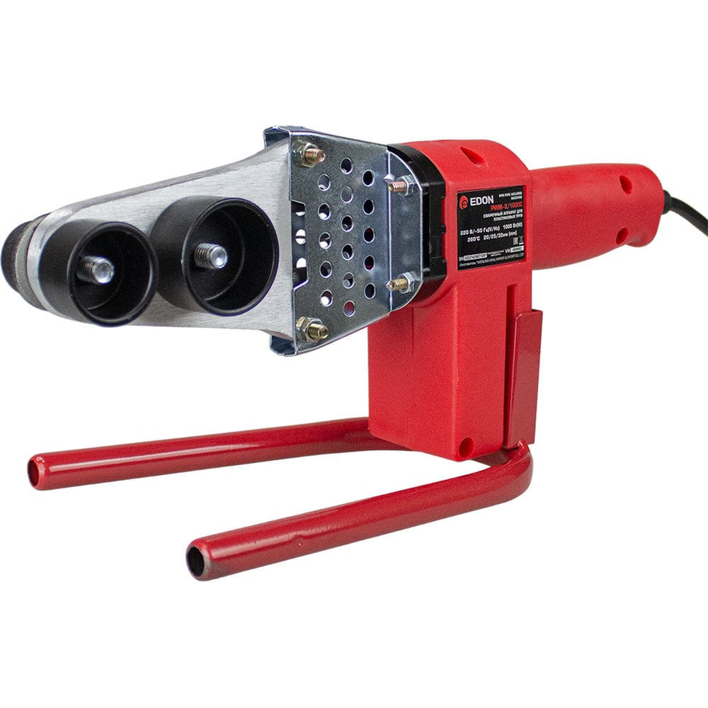 Изображение товара Аппарат сварочный для пластиковых труб EDON PWM-3/1000C (1000Вт; 260С; 20/25/32) 40586