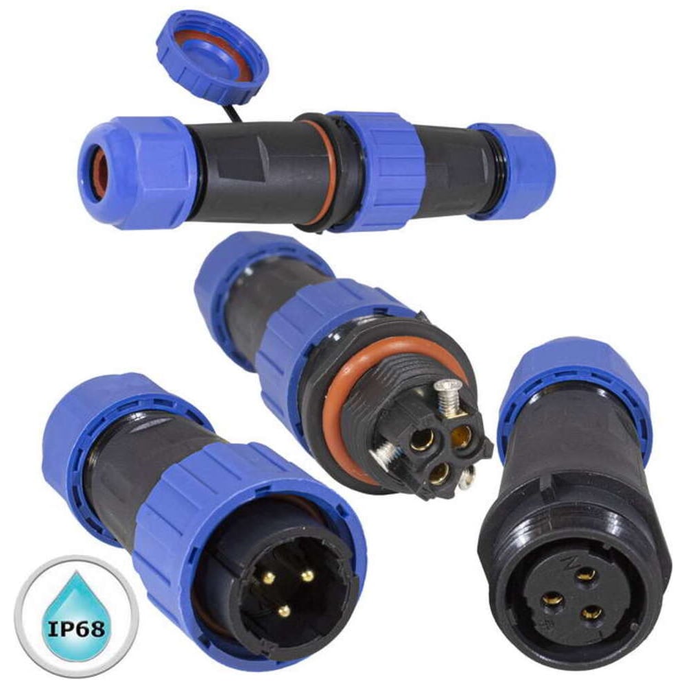 Изображение товара Герметичный разъем RUICHI SP16-3P 123216
