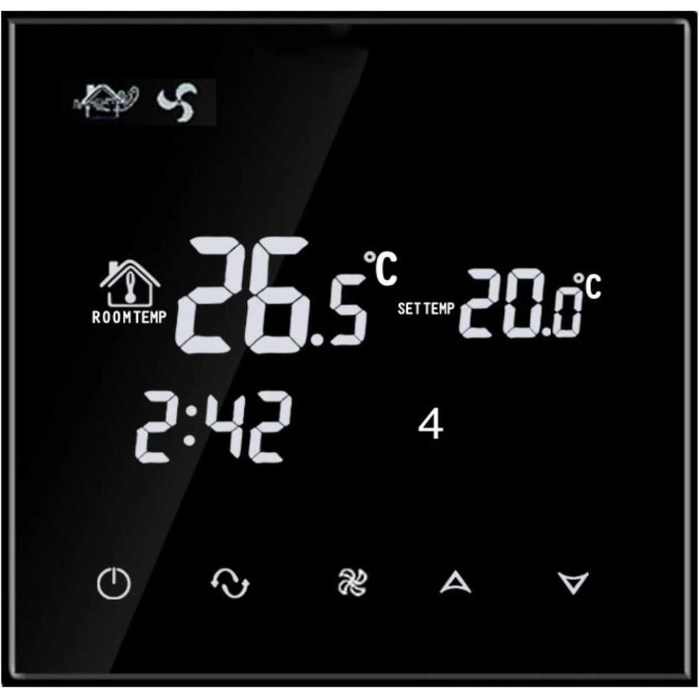 Изображение товара Электронный термостат для 2-трубных фанкойлов KRAFTAIR TGT70WIFI-AC2 с Wi-Fi управлением Изображение товара Электронный термостат для 2-трубных фанкойлов KRAFTAIR TGT70WIFI-AC2 с Wi-Fi управлением