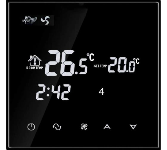 Изображение товара Термостат электронный для 2-трубного фанкойла KRAFTAIR TGT70WIFI-AC2