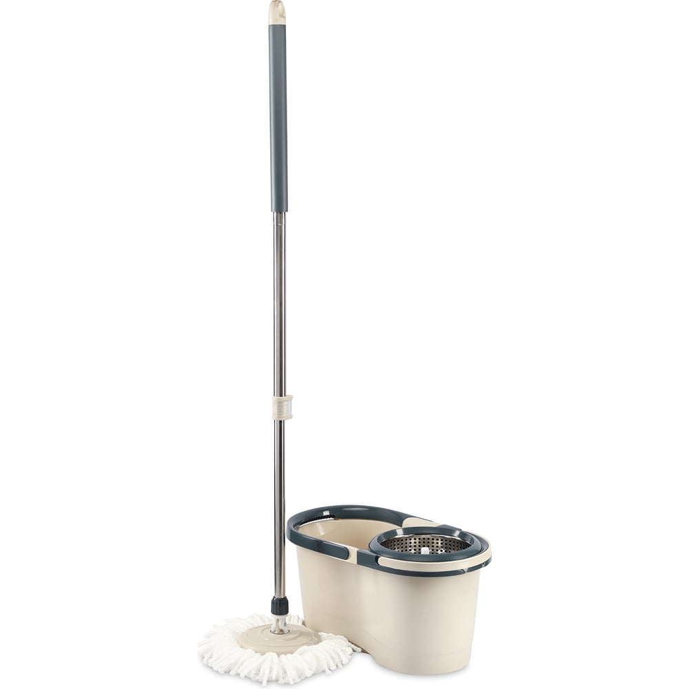 Изображение товара Швабра с ведром и центрифугой Smart Solutions Cleanup, 7 л. SS0000264 Изображение товара Швабра с ведром и центрифугой Smart Solutions Cleanup, 7 л. SS0000264