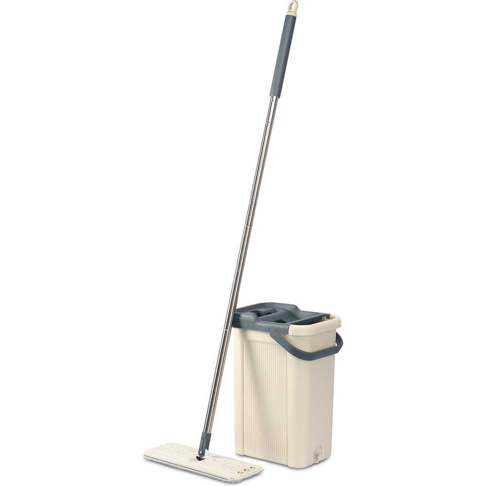 Изображение товара Швабра с отжимом и ведром Smart Solutions Cleanup, 7 л. SS0000263