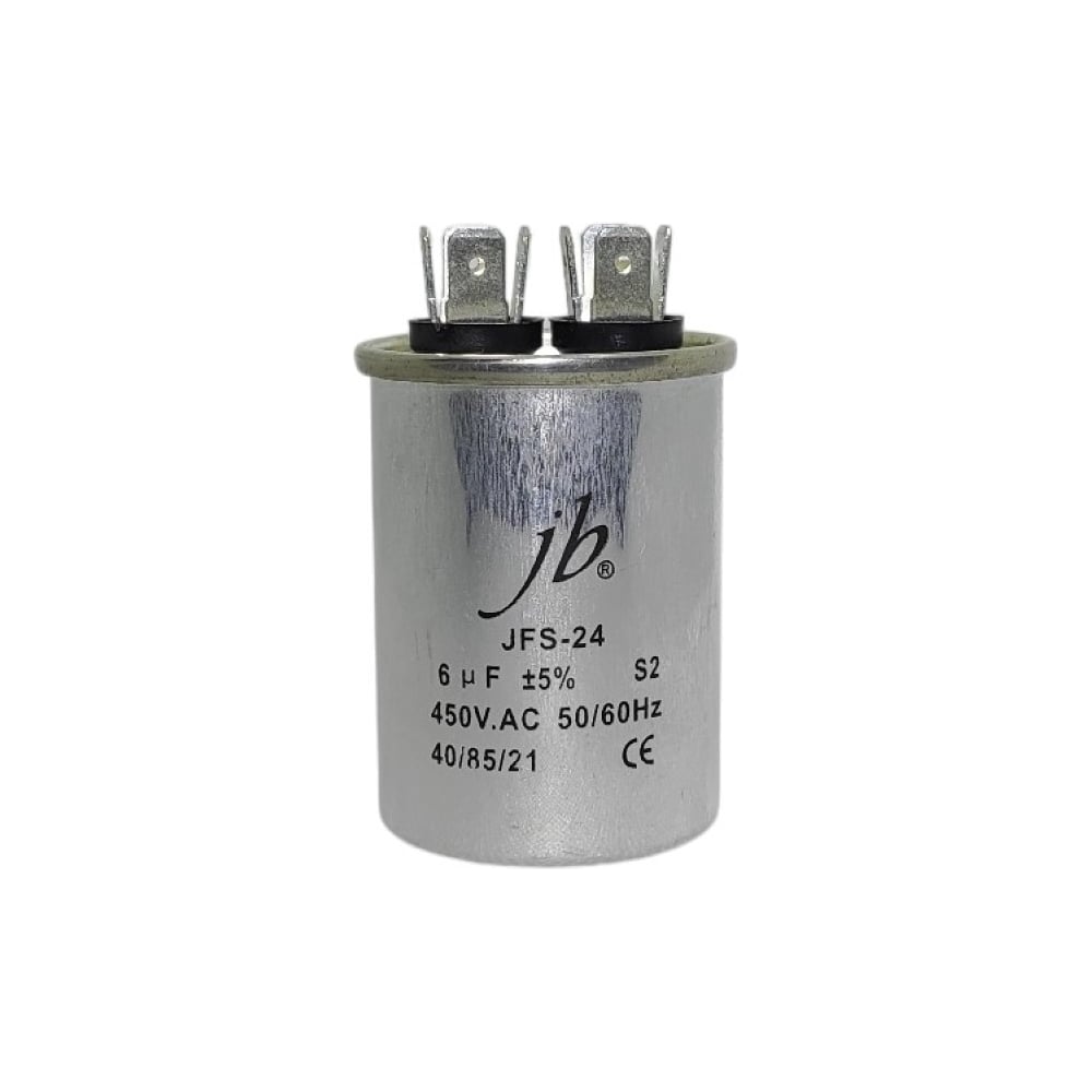 Изображение товара Пусковой конденсатор JB Capacitors JFS-24 6мкФ 450В алюминиевый корпус