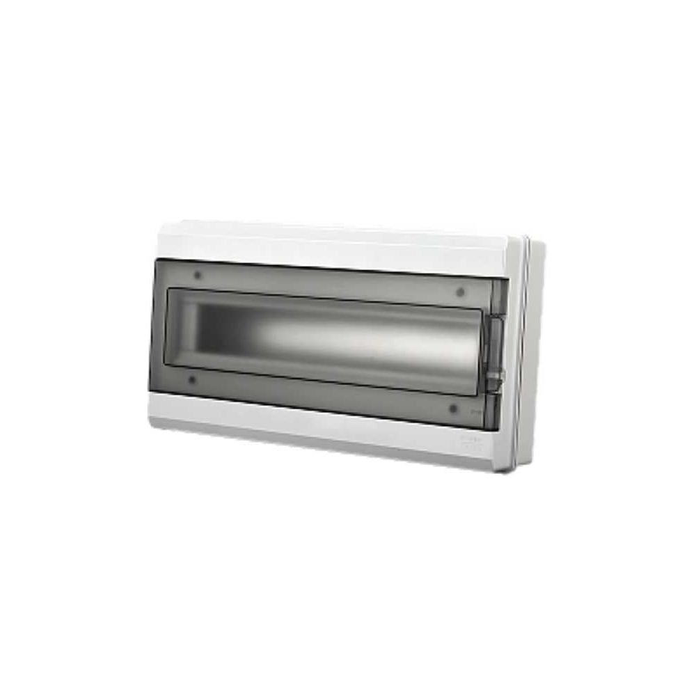 Изображение товара Распределительный бокс модульный навесной Jazzway PDB/W 3018 серый, с прозрачной крышкой, 18 модулей 5072022 Изображение товара Распределительный бокс модульный навесной Jazzway PDB/W 3018 серый, с прозрачной крышкой, 18 модулей 5072022