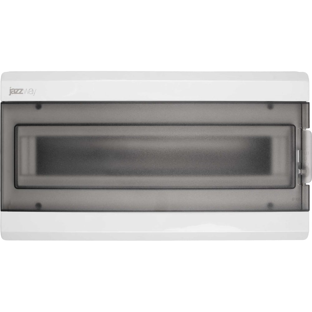 Распределительный бокс модульный навесной Jazzway PDB/W 3018 серый с прозрачной крышкой 18 модулей (ЩРН-ПГ-18) IP65 5072022